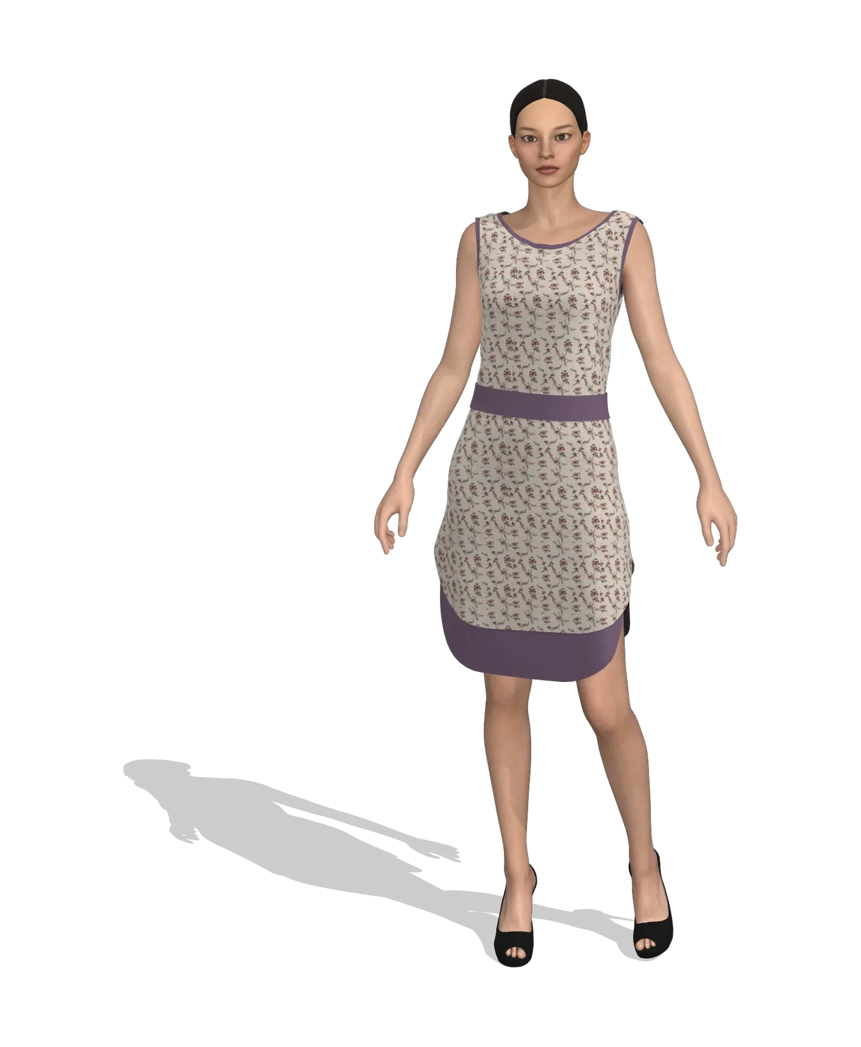 KDscion p12 sleeveless a-line dress